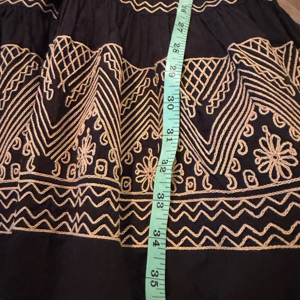 Lauren Ralph Lauren cotton Voile embroidered peasant dress - Picture 5 of 8